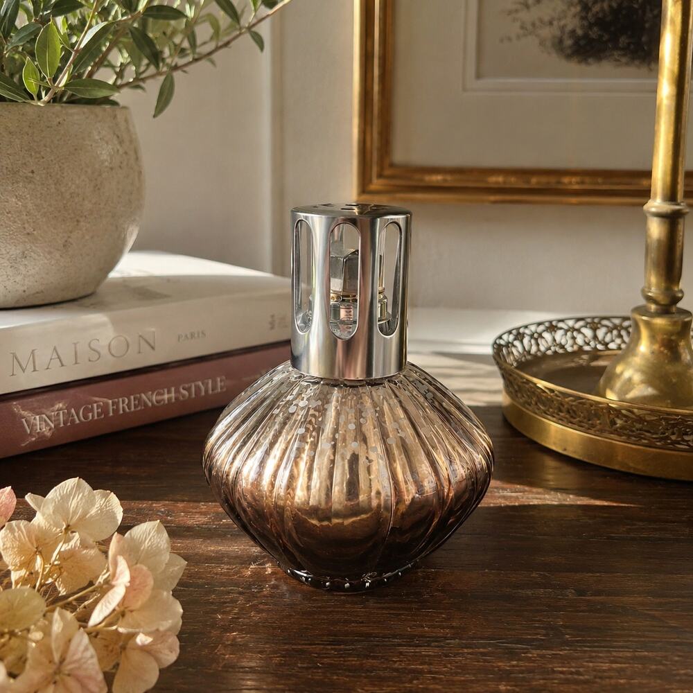 Lampe Berger Paris Fragrance Lamp Smoke Glass Catalytic Diffuser Missing Snuffer